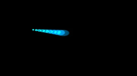 Space Ray (Blue):  Looping Stock Footage 33445501