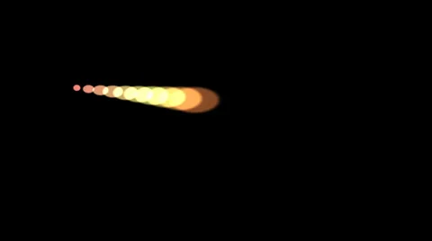 Space Ray (Red):  Looping Video stock 33445504