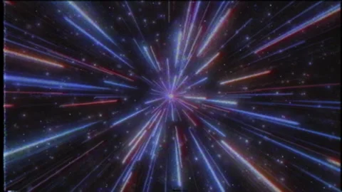 Space Rays 80s Style Stock Footage 229139484
