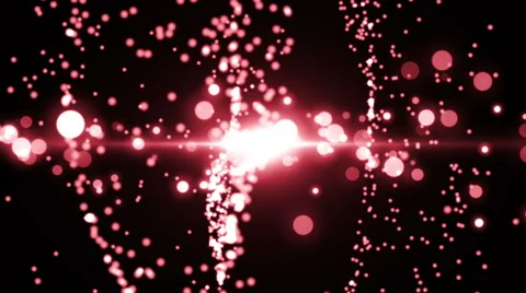 Space red background with particles. Stock-Footage 62414657