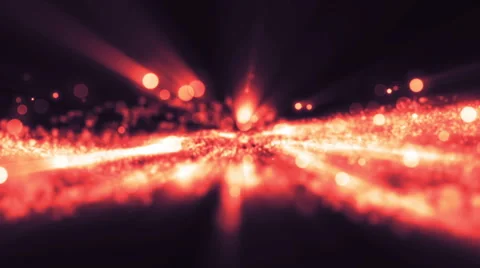 Space red background with particles. Video stock 62414854