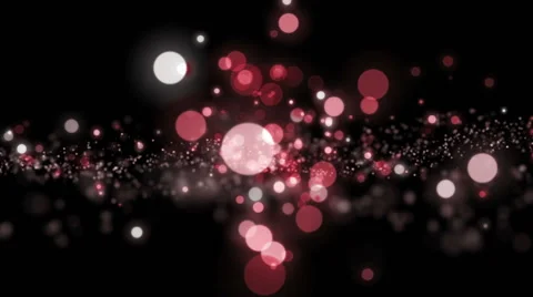 Space red background with particles. Stock Footage 62415716