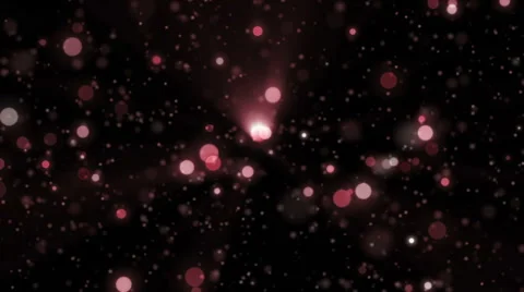Space red background with particles. Video stock 62415844