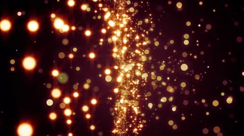 Space red with particles and waves. Stock-Footage 64860937