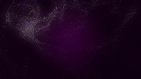 A space of red particles. background animation Stock Footage 277869597