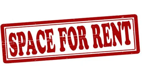 Space for rent Stock Illustration