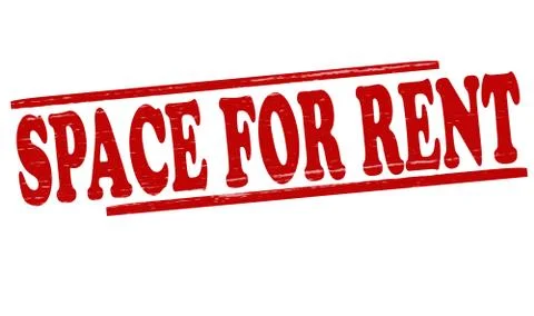 Space for rent Illustrazione stock