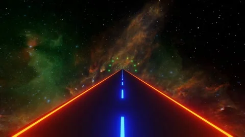 Space road Stock Footage 162609206