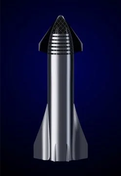 Space rocket concept. Ship concept for planetary star missions Stock Illustration