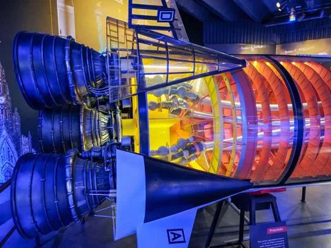 Space Rocket on Display Stock Photos