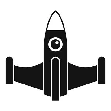 Space rocket is flying and exploring the galaxy Stock Illustration