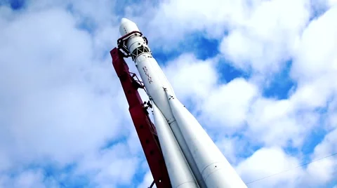 Space rocket Stock Footage 55672593