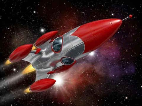 Space rocket Stock Illustration