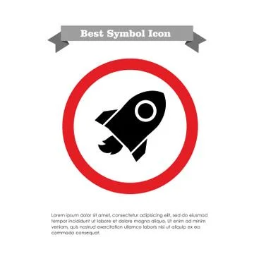 Space rocket 스톡 일러스트