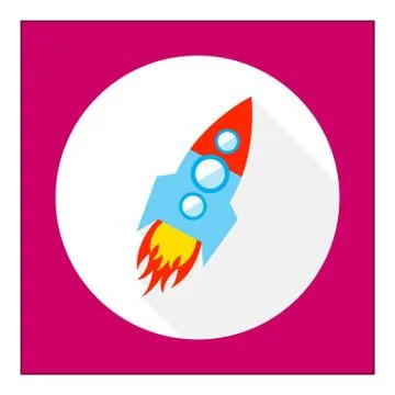 Space rocket Illustrazione stock