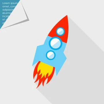 Space rocket Stock Illustration