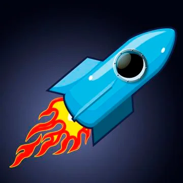 Space Rocket Stock Illustration