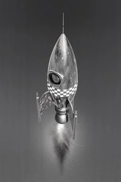 Space rocket Stock Illustration