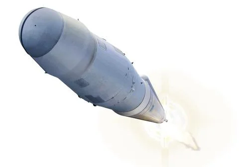 Space rocket lift off Illustrazione stock