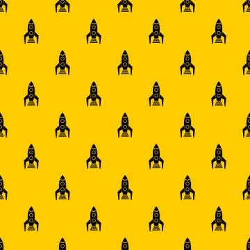 Space rocket pattern vector Stock Illustration