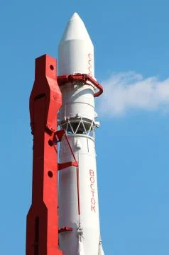 Space rocket Vostok Stock Photos