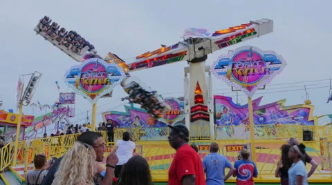 Space Roller Spins Stock Footage 51832279