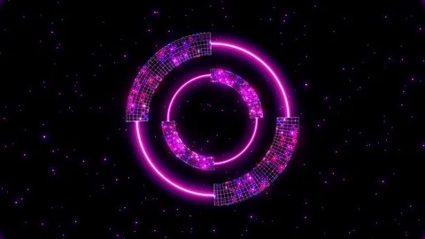 Space Rotator Looping Animation Stock Footage 73281839