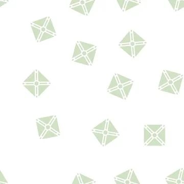 Space sail glyph vector seamless pattern Stock Illustration