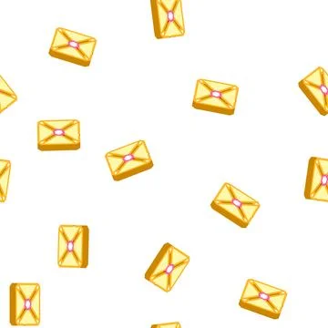 Space sail isometric icon seamless pattern Stock Illustration