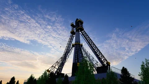 Space satellite and rocket launch base station Stock Footage 295402151