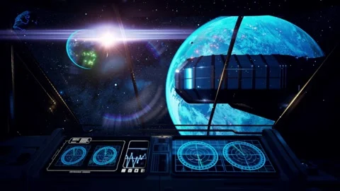 Space Satellite Stock Footage 255010132