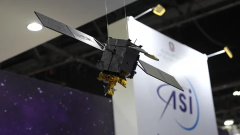 Space satellite layout Stock-Footage 205402783