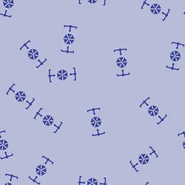 Space saving design glyph vector seamless pattern 스톡 일러스트