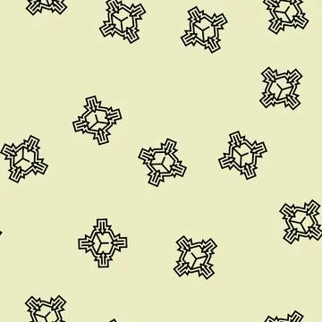 Space saving design line seamless pattern Stock Illustration