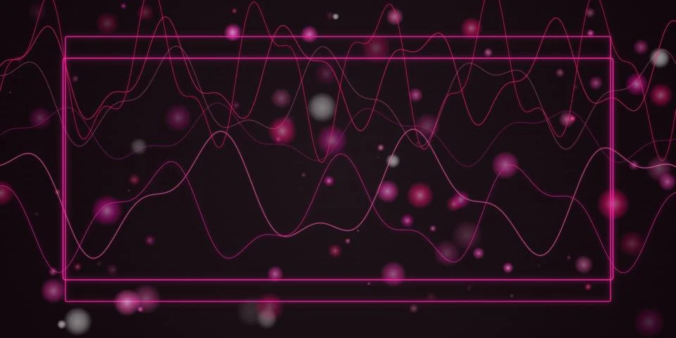 Space scene with cosmic red nebula and stars Stock Illustration