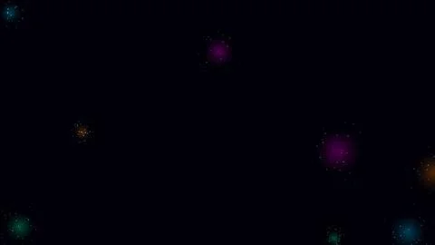 Space scene with glowing cosmic clusters Stock Illustration