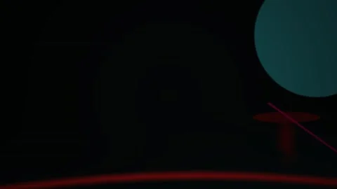 Space scene with planet and satellite. Stock Footage 337495236