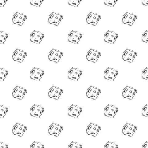 Space seamless pattern print design for Kids with moon. design for fashion fa Stock Illustration