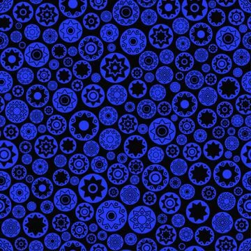 Space seamless vector pattern. Stock Illustration