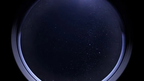 Space as seen through window of International Space Station ISS 스톡 동영상 69099163