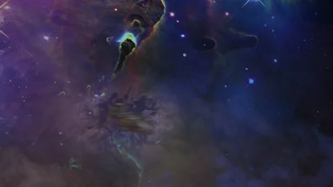 Space ship entering Earth Stock Footage 168443434