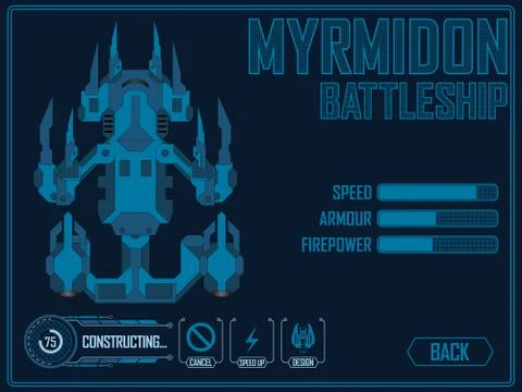 Space ship Stock Illustration