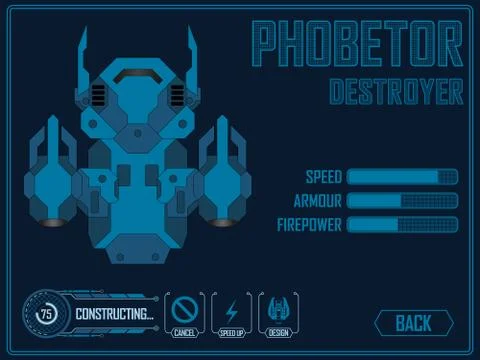 Space ship Stock Illustration