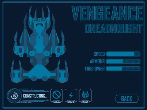 Space ship Stock Illustration