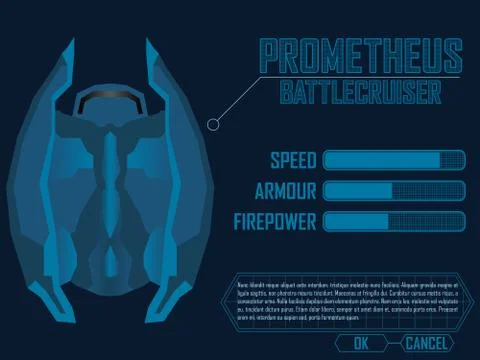 Space ship Stock Illustration