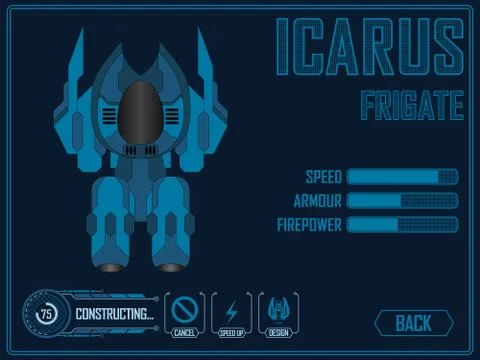 Space ship Stock Illustration