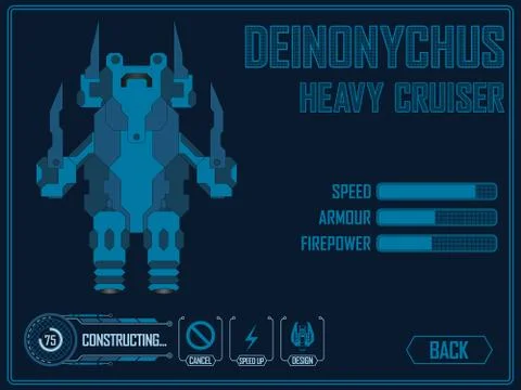 Space ship Stock Illustration