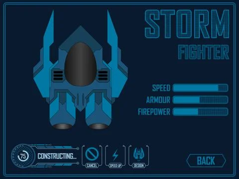 Space ship Stock Illustration