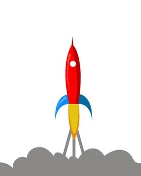 Space ship vector icon Stock Illustration