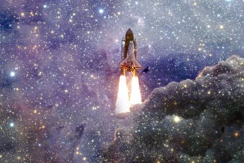 Space Shuttle Atlantis. Elements of this image furnished by NASA Stock Photos